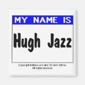 Hugh Jazz Magneet (Voorkant)