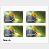 Hugh Miller Inspirerend citaat "Kansen" Rechthoekige Sticker (Vel)