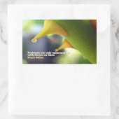 Hugh Miller Inspirerend citaat "Kansen" Rechthoekige Sticker (Tas)