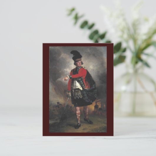 Hugh Montgomerie Briefkaart (Staand voorkant)