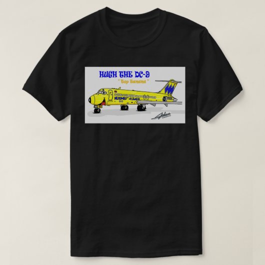 Hughes Airwest DC9 T-shirt (Design voorkant)