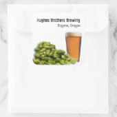 Hughes Brothers Brouwen 1 Vierkante Sticker (Tas)