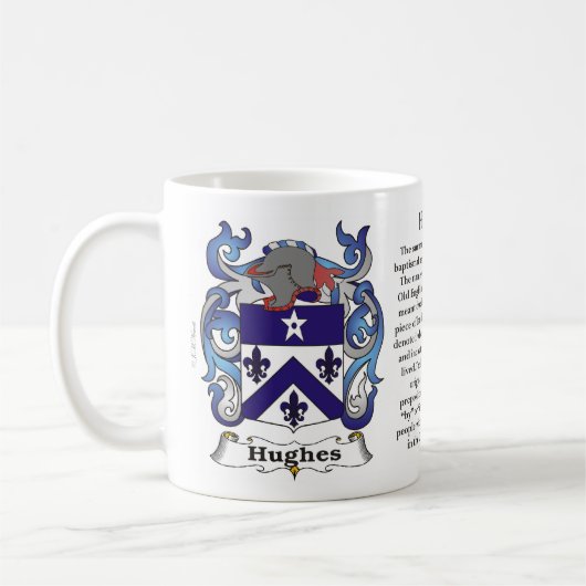 Hughes Family Coat of Arms Mok (Links)