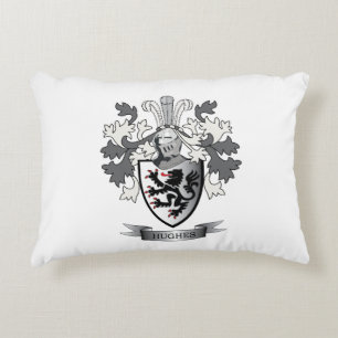 Hughes Family Crest Coat of Arms Decoratief Kussen