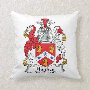 Hughes Family Crest Kussen