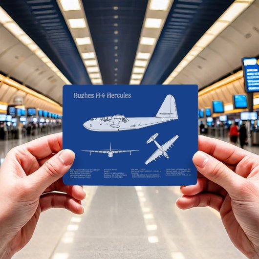 Hughes H-4 Hercules Spruce Goose - Vliegtuigplanne Briefkaart