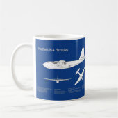 Hughes H-4 Hercules Spruce Goose - Vliegtuigplanne Koffiemok (Links)