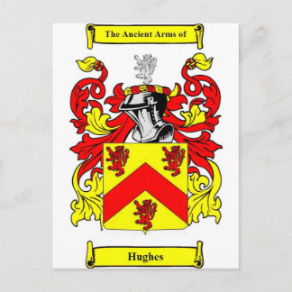 Hughes (Iers) wapenschild Briefkaart