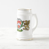 Hughes Irish Shield Beer Stein Bierpul (Voorkant rechts)