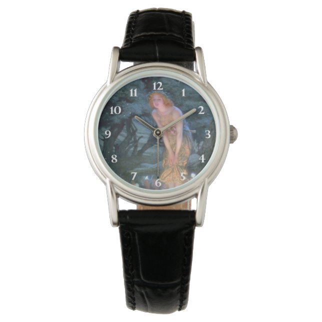 Hughes' Midzomer's Eve Fairies Horloge (Voorkant)