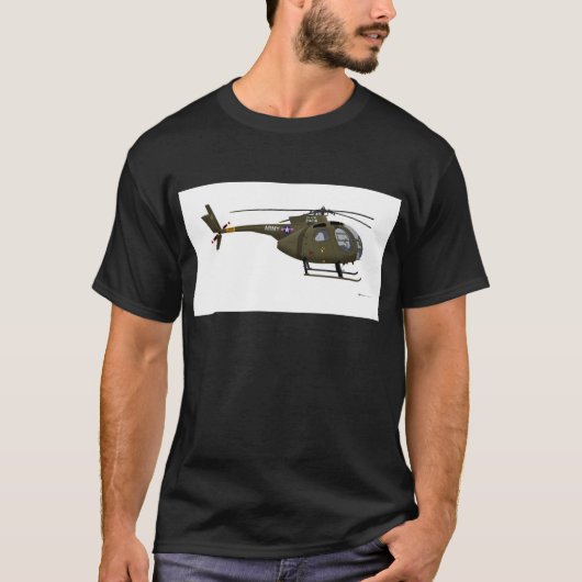 Hughes OH-6 Cayuse Cav T-shirt (Voorkant)