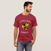 HUGHES-QUINN HORNETS Maroon T-shirt (Voorkant volledig)