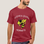 HUGHES-QUINN HORNETS Maroon T-shirt (Voorkant)