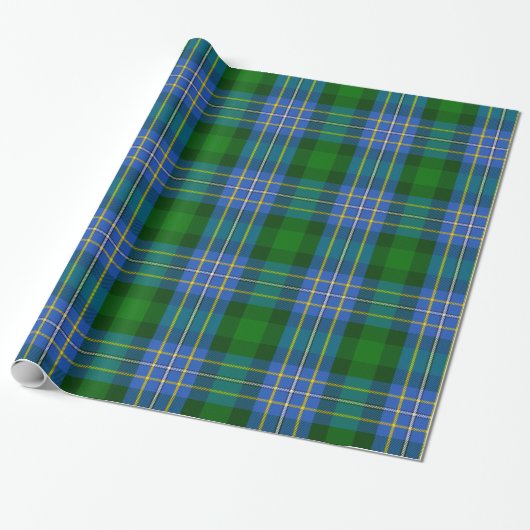 Hughes Tartan Wrapping Paper Cadeaupapier (Uitgerold)