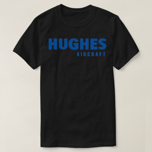 Hughes Vliegtuig T-shirt (Design voorkant)