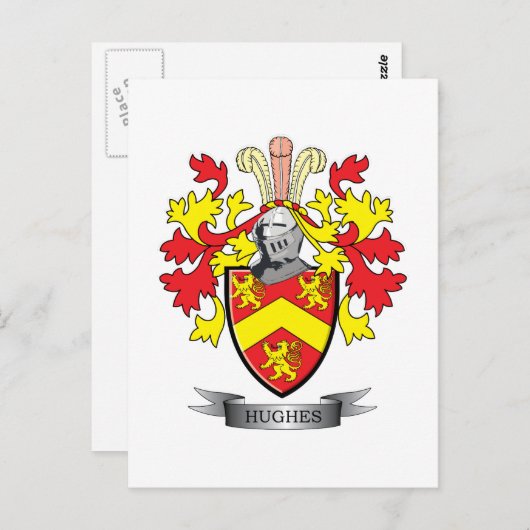 Hughes wapenstilstand briefkaart (Voorkant / Achterkant)