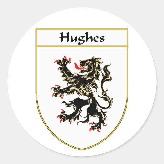 Hughes wapenstilstand ronde sticker (Voorkant)