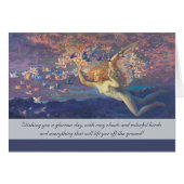 Hughes Wings of the Morning CC1040 Birthday Card (Voorkant Horizontaal)