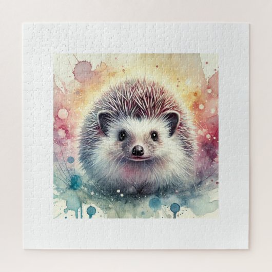 Hughs Hedgehog 280624AREF115 - Watercolor Legpuzzel (Verticaal)