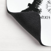 Hugin & Munin | Vegvisir | Odins Raben | schwarz Muismat (Hoek)