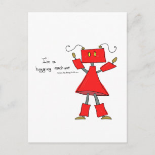 Hugingmachine Briefkaart