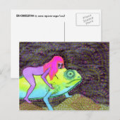 Hugmeleon Briefkaart (Voorkant / Achterkant)