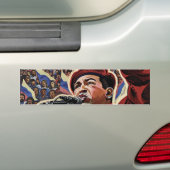 Hugo Chavez - Cartoon Revolutie Bumpersticker (Op auto)