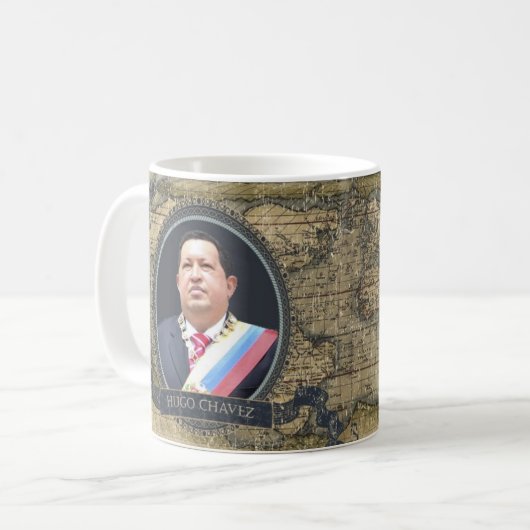 Hugo Chavez Historische Mok (Voorkant links)