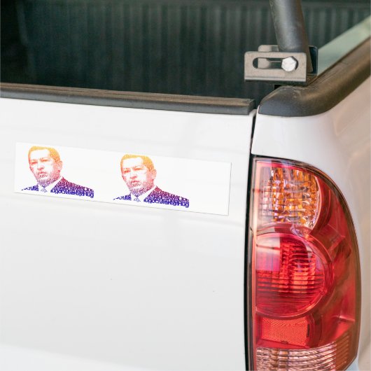 Hugo Chavez - Hugo in Wordstijl Bumpersticker (Op Truck)