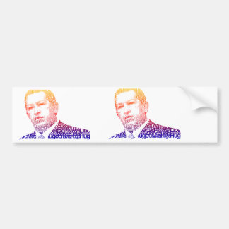 Hugo Chavez - Hugo in Wordstijl Bumpersticker