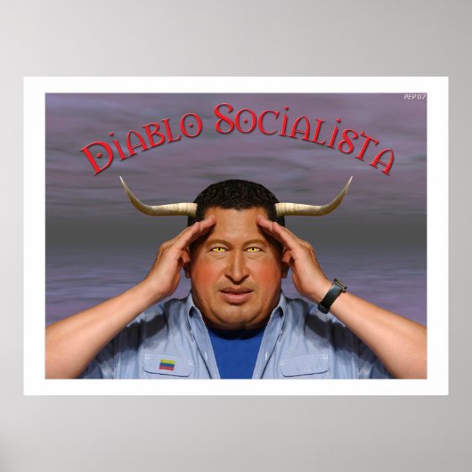 Hugo Chavez Poster (Voorkant)
