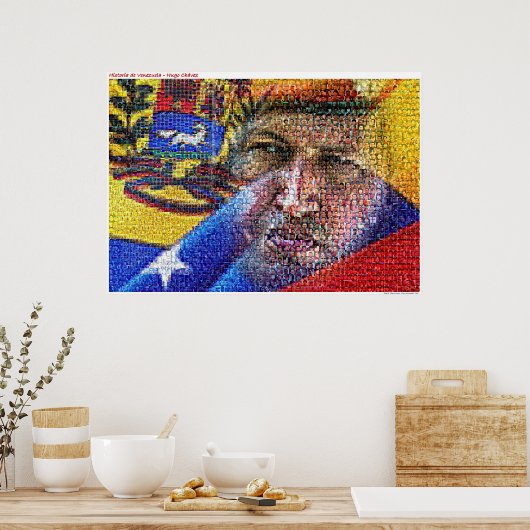 Hugo Chavez Poster (Keuken)