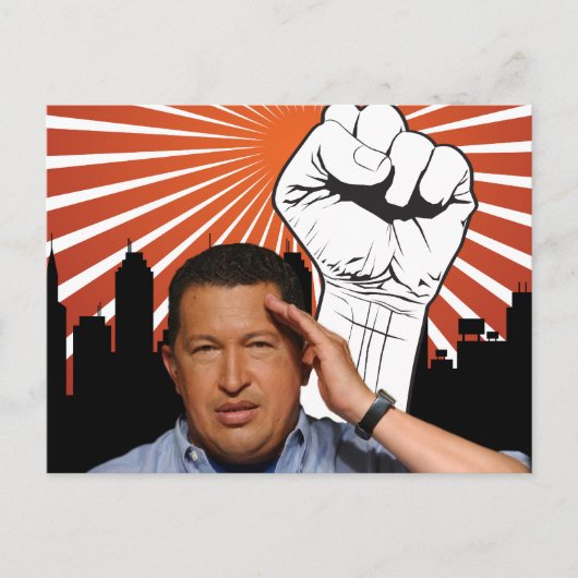 Hugo Chavez-stijl Briefkaart (Voorkant)