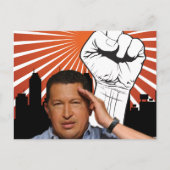 Hugo Chavez-stijl Briefkaart (Voorkant)