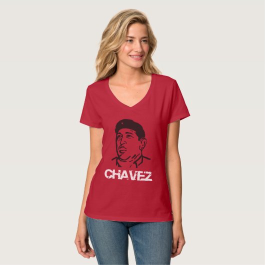 Hugo Chavez T-shirt (Voorkant volledig)
