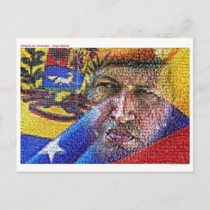Hugo Chavez - Venezuela. Briefkaart