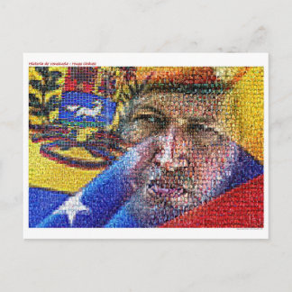 Hugo Chavez - Venezuela. Briefkaart