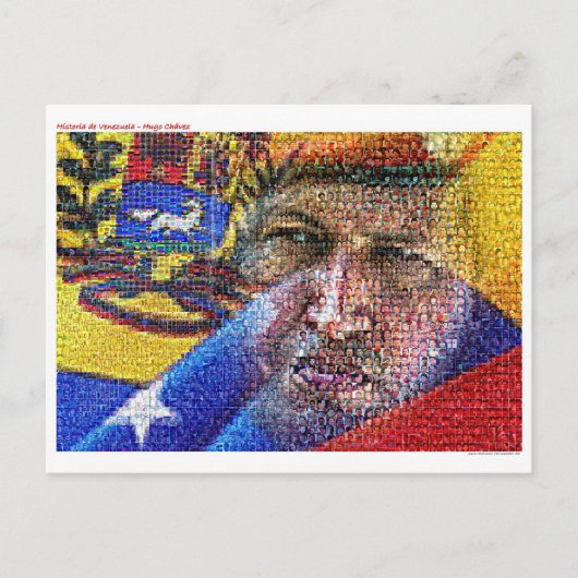 Hugo Chavez - Venezuela. Briefkaart (Voorkant)