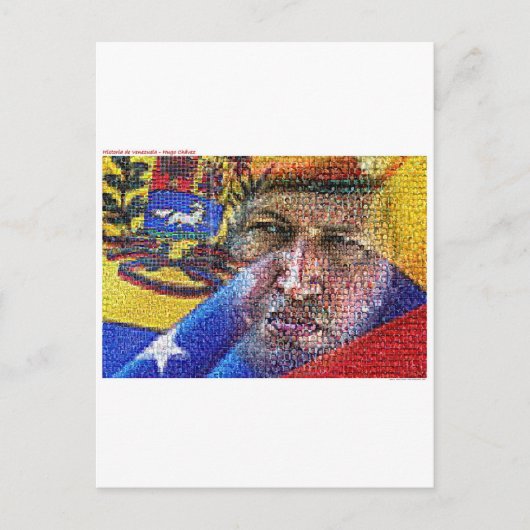 Hugo Chavez - Venezuela. Briefkaart (Voorkant)