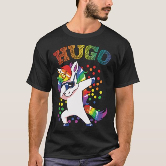 Hugo Dabbing Eenhoorn T-shirt (Voorkant)