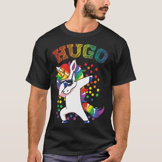 Hugo Dabbing Eenhoorn T-shirt (Voorkant)