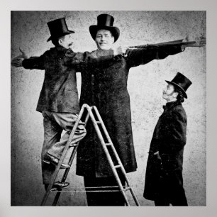 Hugo de Giant Sideshow Freak Vintage 1890 Poster