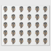 Hugo de worsthond cadeaupapier (Vlak)