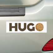 Hugo koekjesbumper sticker (Op auto)