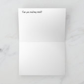 hugo met bruine ogen kaart (Binnen)