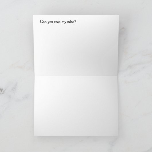 hugo met bruine ogen kaart (Binnen)