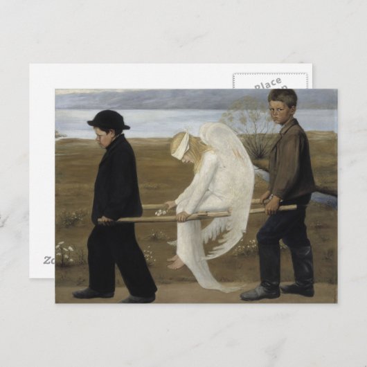 Hugo Simberg Art Briefkaart (Voorkant / Achterkant)