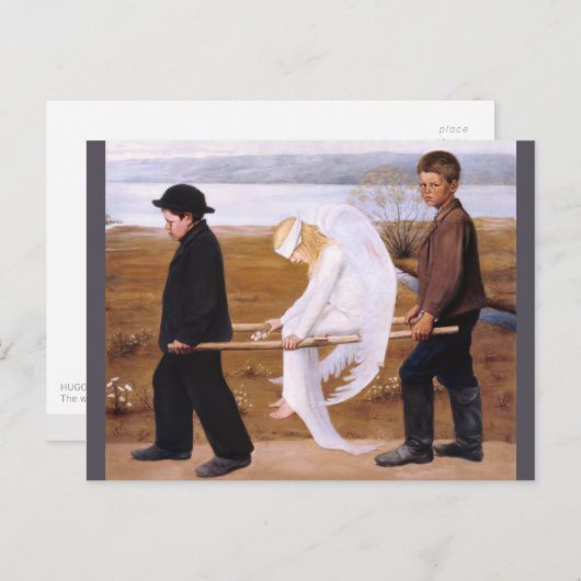 Hugo Simberg The wond angel CC1257 Update Briefkaart (Voorkant / Achterkant)