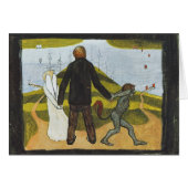 Hugo Simberg Vägskälet Tienhaarassa CC0472 Card (Voorkant Horizontaal)