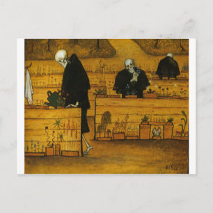 Hugo Simberg's tuin van de dood Briefkaart